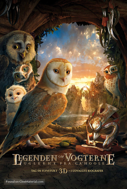 Legend of the Guardians: The Owls of Ga&#039;Hoole - Danish Movie Poster