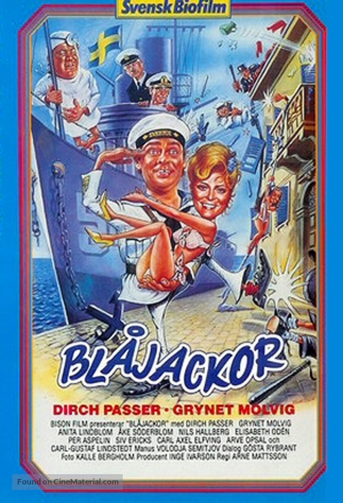 Bl&aring;jackor - Swedish VHS movie cover