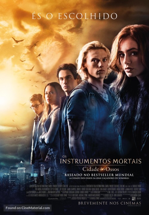 The Mortal Instruments: City of Bones - Portuguese Movie Poster