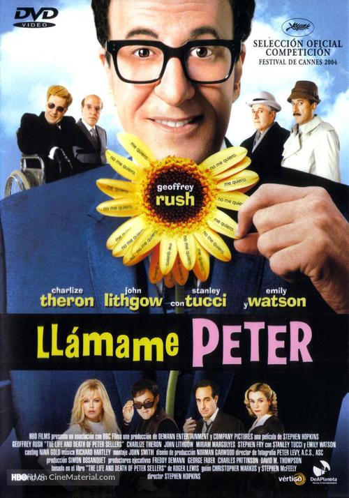 The Life And Death Of Peter Sellers - Spanish DVD movie cover