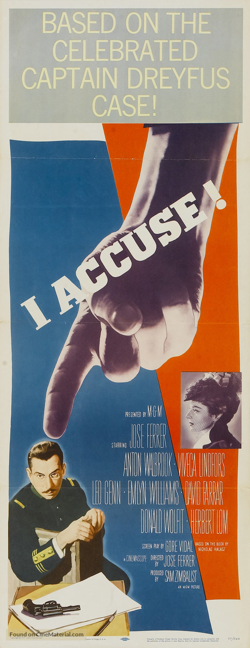 I Accuse! - Theatrical movie poster
