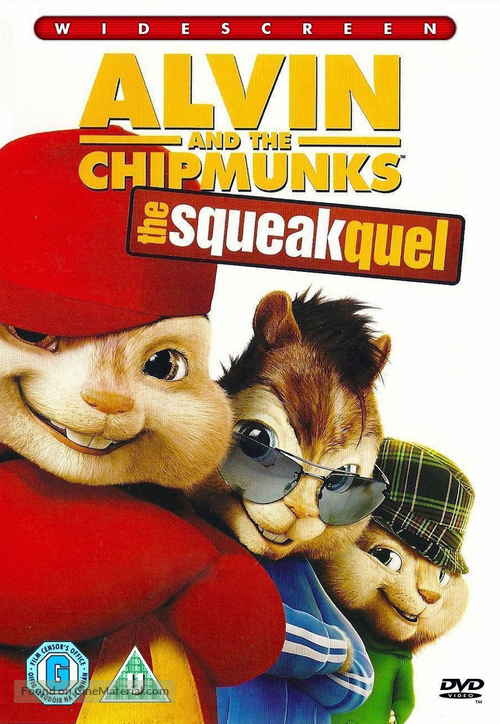 Alvin and the Chipmunks: The Squeakquel - British Movie Cover