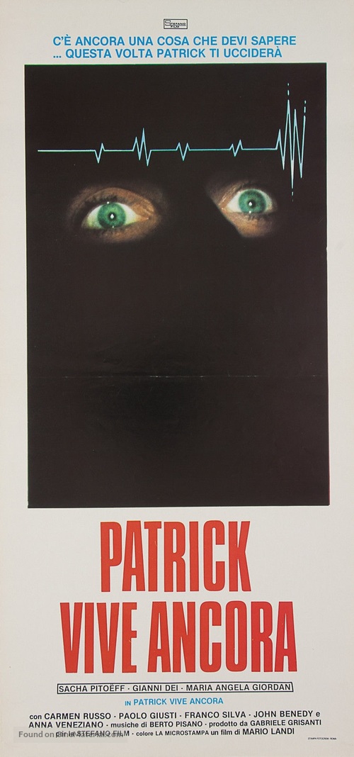 Patrick vive ancora - Italian Movie Poster