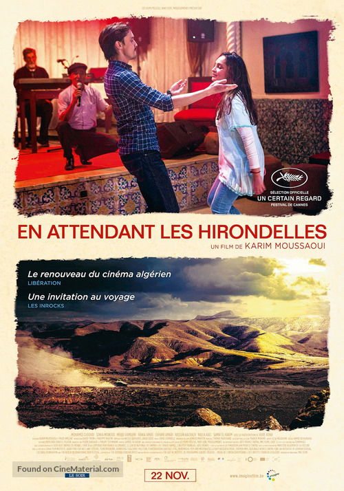 En attendant les hirondelles - Belgian Movie Poster