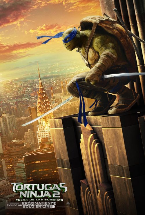 Teenage Mutant Ninja Turtles: Out of the Shadows - Argentinian Movie Poster