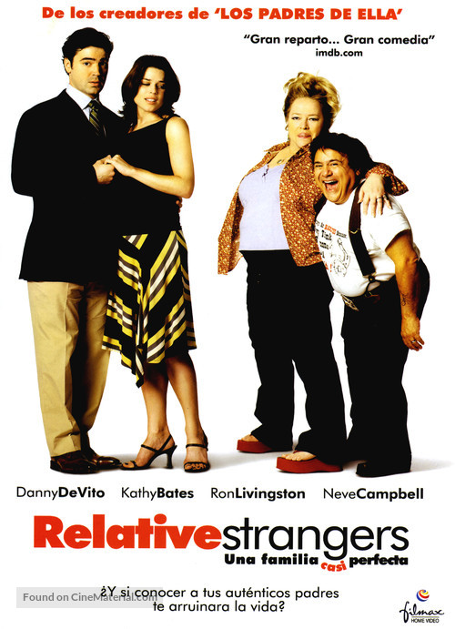 Relative Strangers - Spanish DVD movie cover