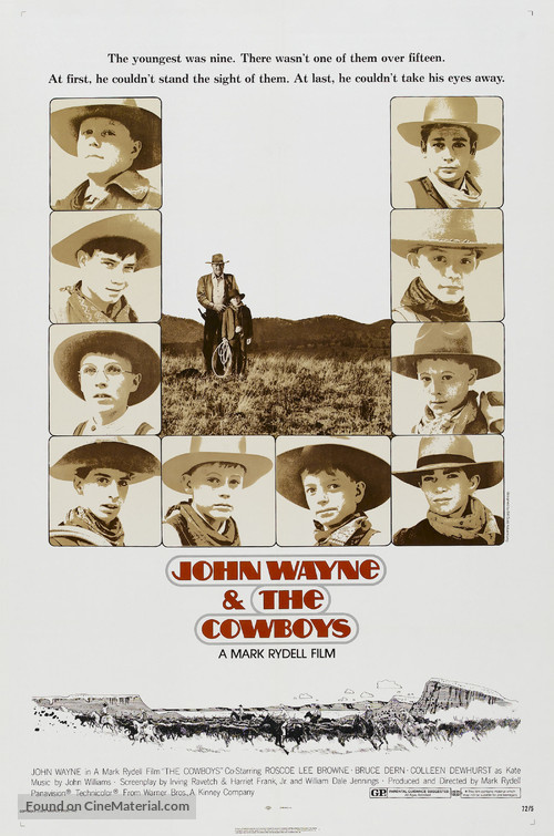 The Cowboys - Theatrical movie poster