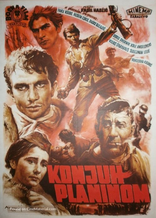 Konjuh planinom - Yugoslav Movie Poster