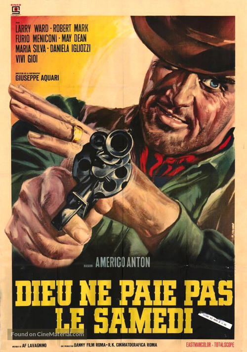 Dio non paga il sabato - French Movie Poster