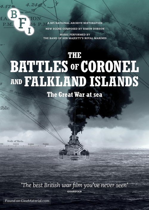 The Battles of Coronel and Falkland Islands - British DVD movie cover