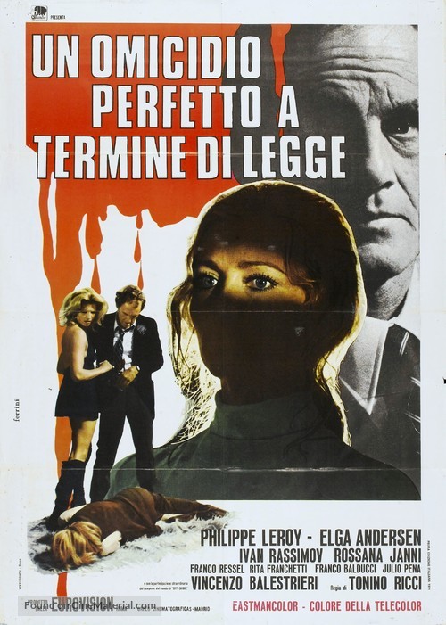 Un omicidio perfetto a termine di legge - Italian Movie Poster