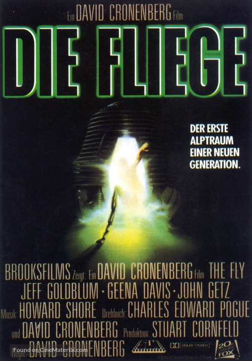The Fly - German Movie Poster