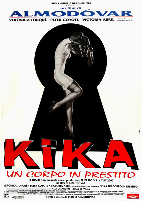 Kika - Italian Movie Poster