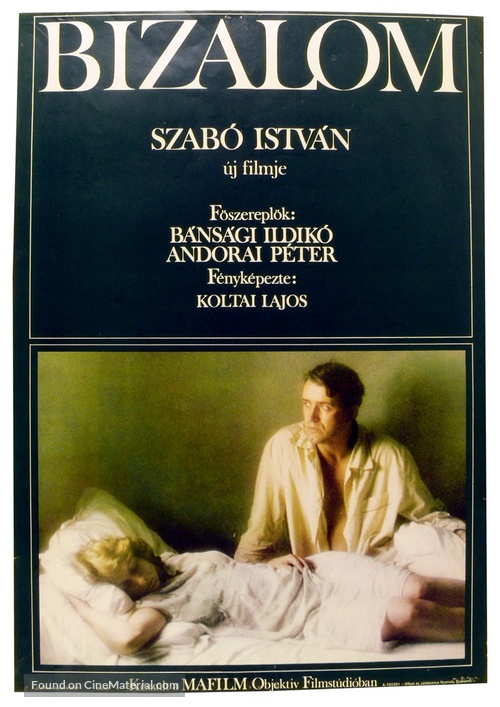 Bizalom - Hungarian Movie Poster