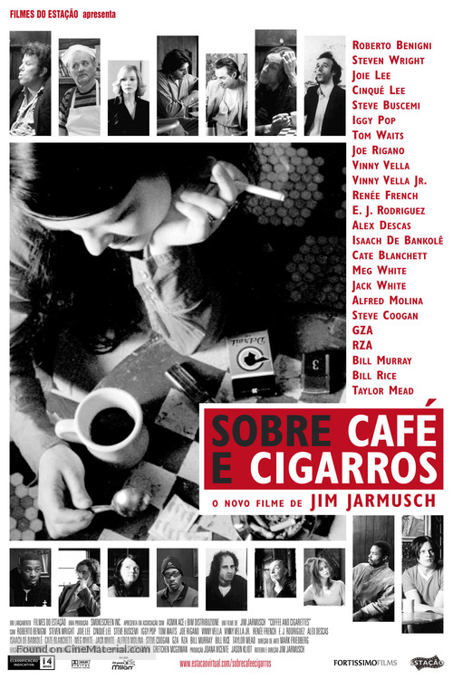 Coffee and Cigarettes - Brazilian Movie Poster