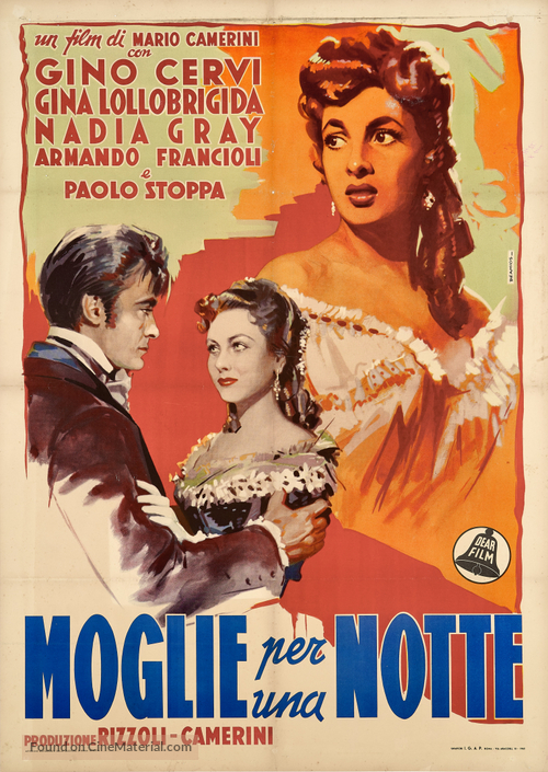 Moglie per una notte - Italian Movie Poster