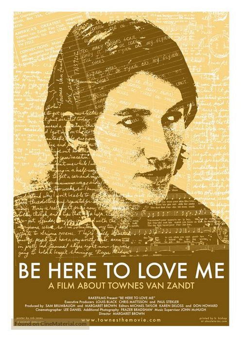 Be Here to Love Me: A Film About Townes Van Zandt - poster