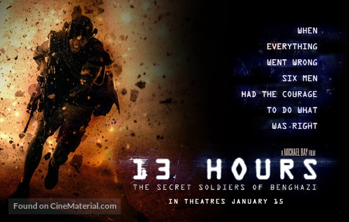 13 Hours: The Secret Soldiers of Benghazi - Movie Poster