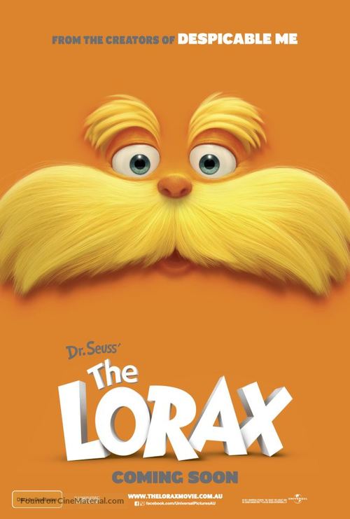 The Lorax - Australian Movie Poster
