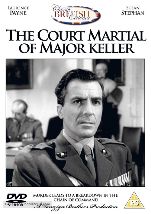 The Court Martial of Major Keller - British DVD movie cover