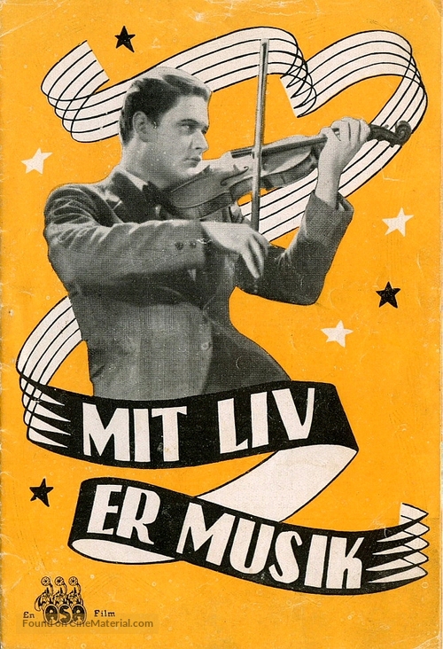 Mit liv er musik - Danish Movie Poster