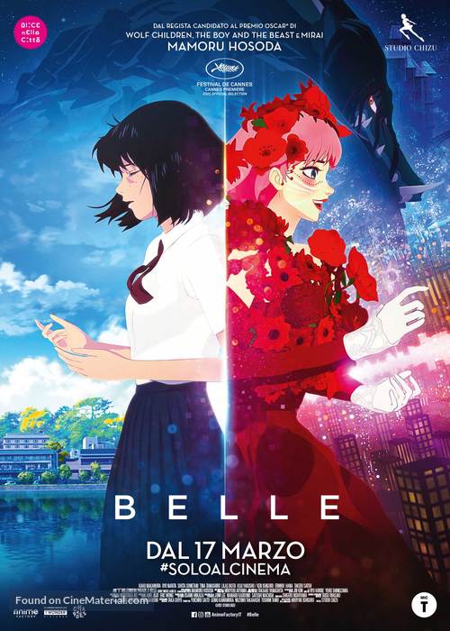 Belle: Ryu to Sobakasu no Hime - Italian Movie Poster