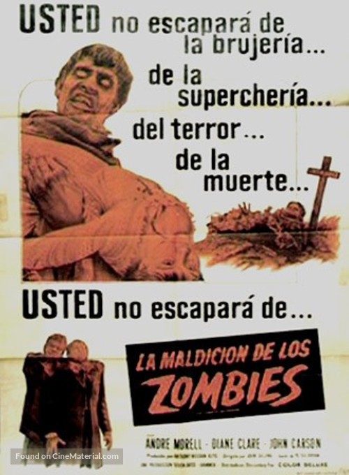 The Plague of the Zombies - Spanish Movie Poster