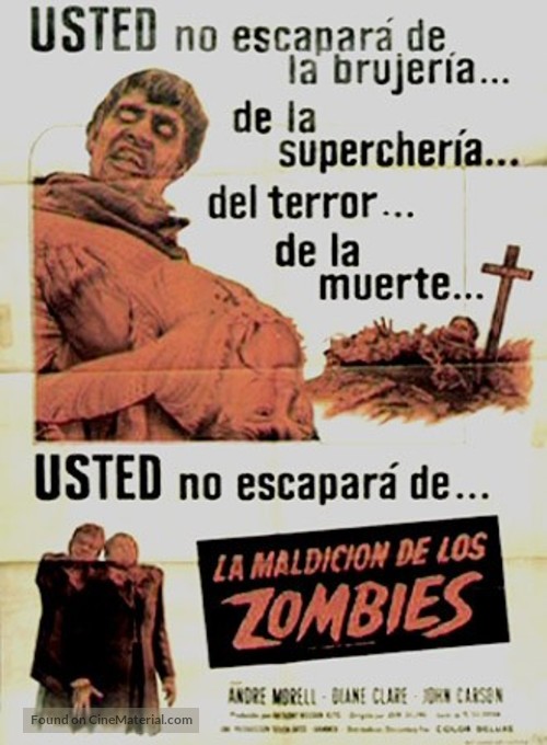 The Plague of the Zombies - Spanish Movie Poster