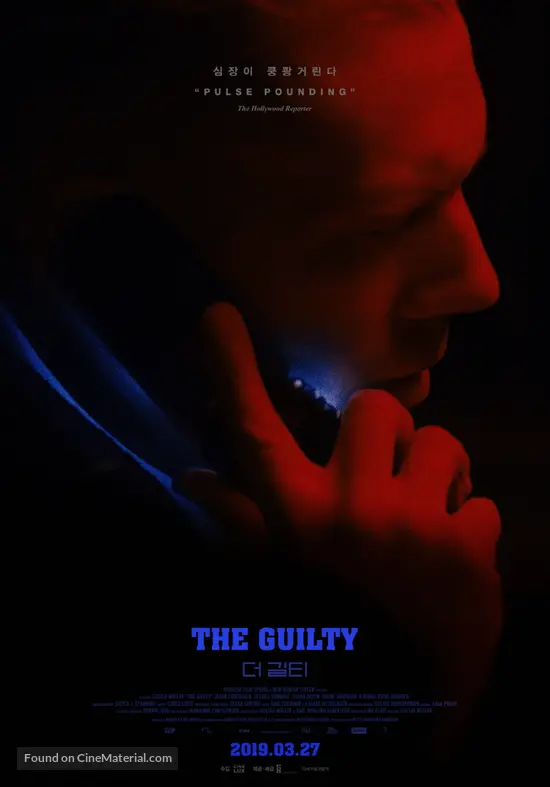 Den Skyldige 2018 South Korean Movie Poster