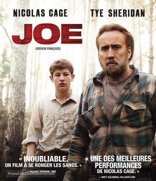Joe - Canadian Blu-Ray movie cover