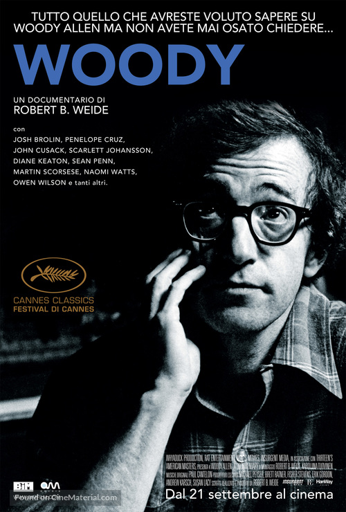 Woody Allen: A Documentary - Italian Movie Poster