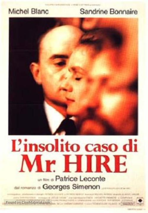 Monsieur Hire - Italian VHS movie cover