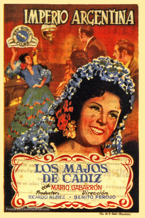 La maja de los cantares - Spanish Movie Poster