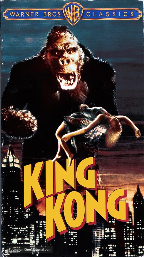 King Kong - VHS movie cover