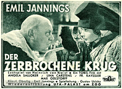 Der zerbrochene Krug - German poster