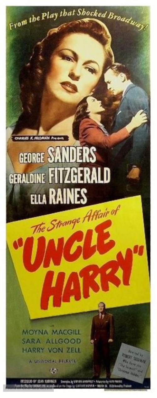 The Strange Affair of Uncle Harry - Movie Poster