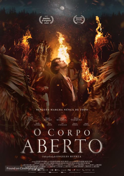 O Corpo Aberto - Spanish Movie Poster