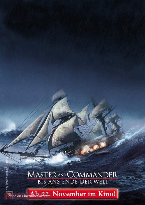 Master and Commander: The Far Side of the World - German Movie Poster