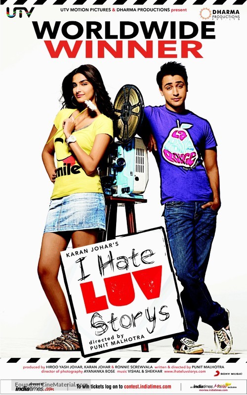 I Hate Luv Storys - Indian Movie Poster