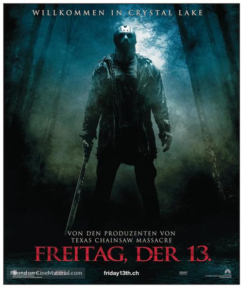 Friday the 13th - Swiss Movie Poster
