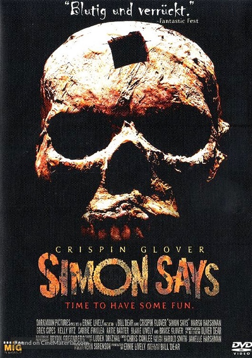 Simon Says - German DVD movie cover