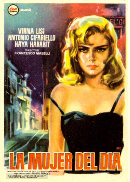 Donna del giorno, La - Spanish Movie Poster