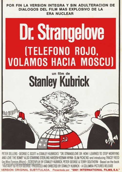 Dr. Strangelove - Spanish Movie Poster