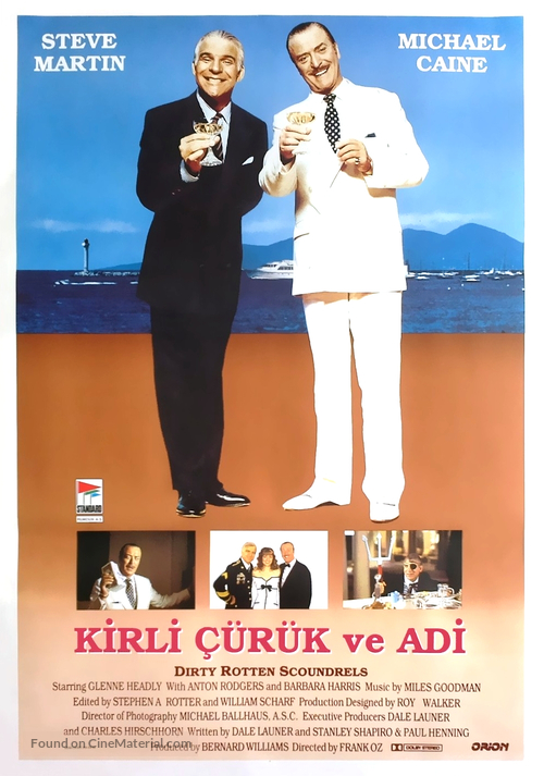 Dirty Rotten Scoundrels - Turkish Movie Poster