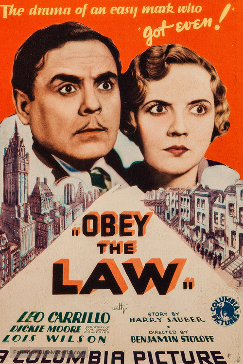 Obey the Law - Movie Poster