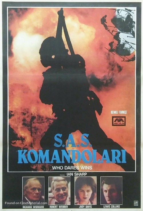 Who Dares Wins - Turkish Movie Poster