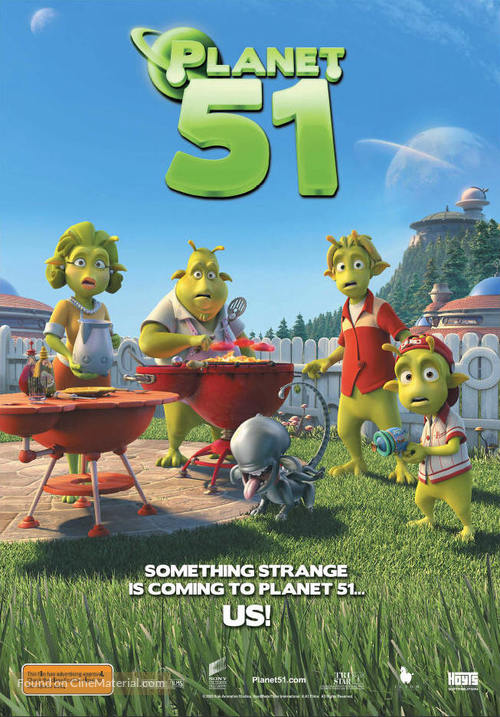 Planet 51 - Australian Movie Poster