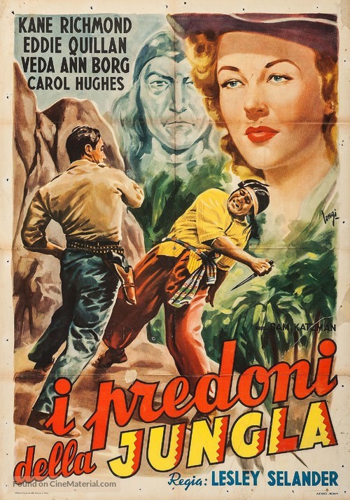 Jungle Raiders - Italian Movie Poster