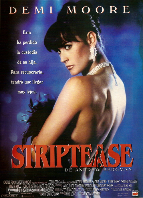 Striptease - Spanish Movie Poster