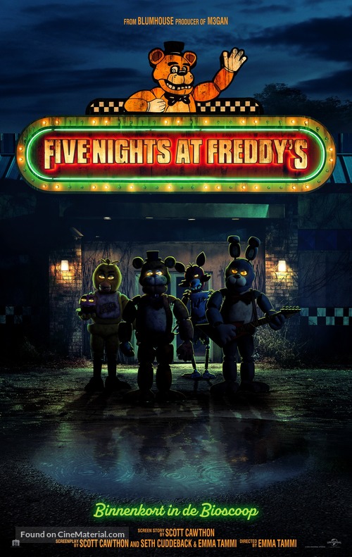 Five Nights at Freddy&#039;s - Belgian Movie Poster